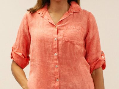 Kyre391 Brie Shirt Calypso Coral Front